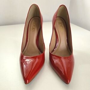 Idore Red Stiletto Heel Pointed Toe Heels Size 5